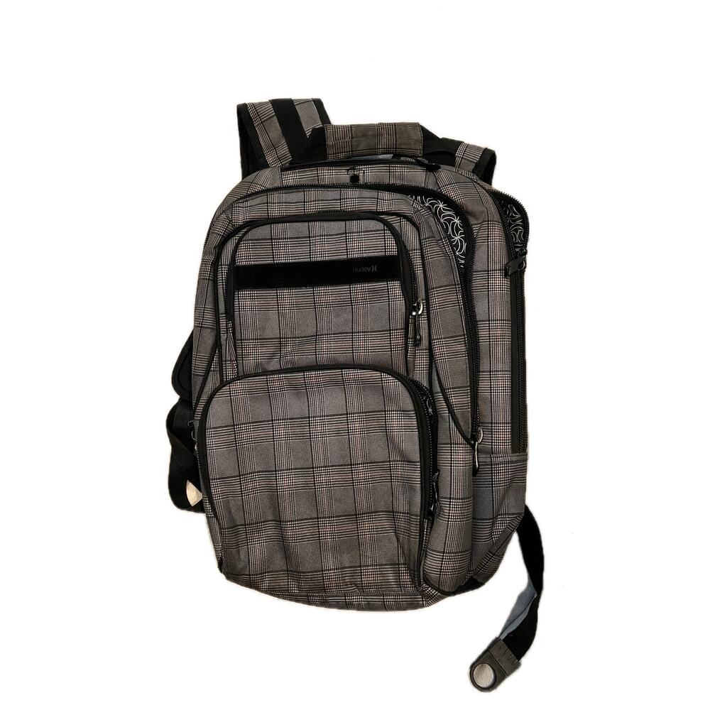Hurley Gray Computer Padded Travel Backpack